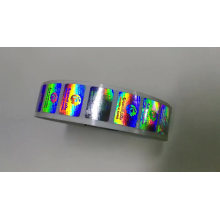 Custom  hologram sticker with serial numbers in roll